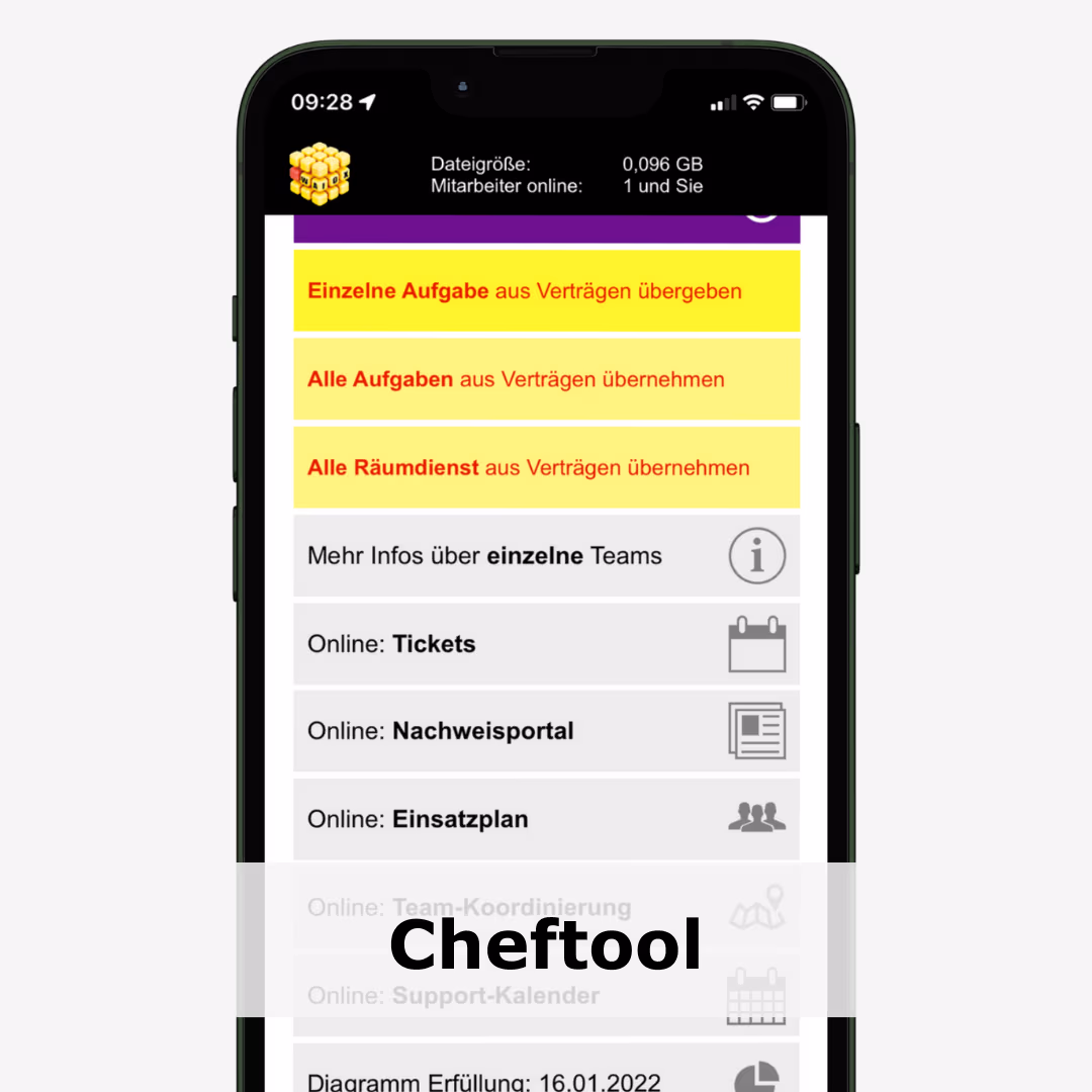 Hausmeister Software WAIOX Cheftool